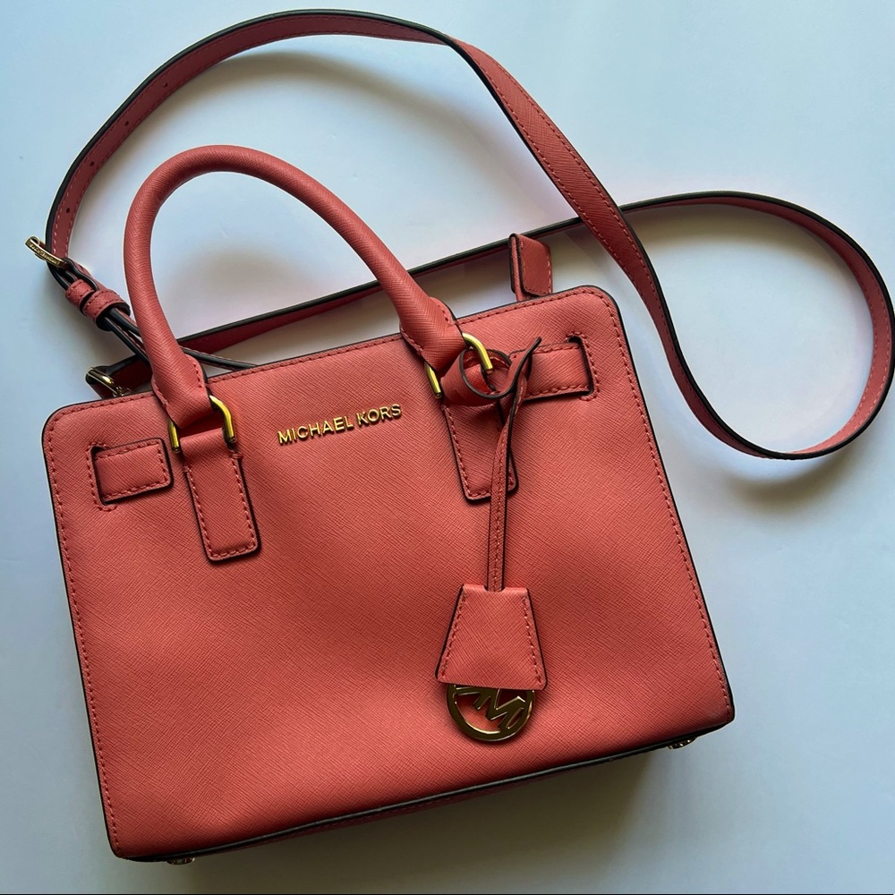 Salmon Michael Kors Crossbody Bag